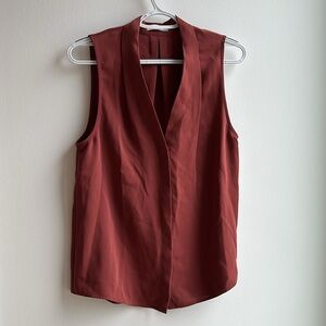 Aritzia Sleeveless Power Blouse